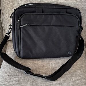 HP Sleek Black Laptop Bag